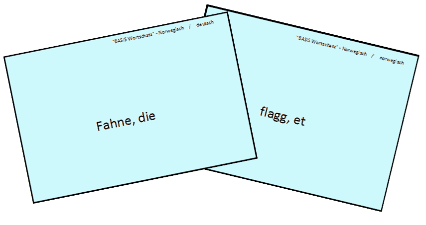 Norwegisch Lernen Mit Vokabelkarten Gratis Tipps Tricks