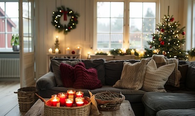 Norwegische Weihnachtsdekoration Juletre Julekurver