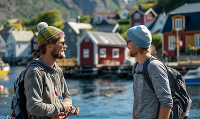 Norwegisch Urlaub sprechen Einheimische Norwegen