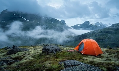 Jotunheimen Nationalpark Norwegen Camping Zelt