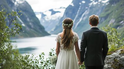 Hochzeitsfest in Norwegen