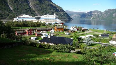 Norwegen kreuzfahrt Urlaub in wunderschönen Eidfjord