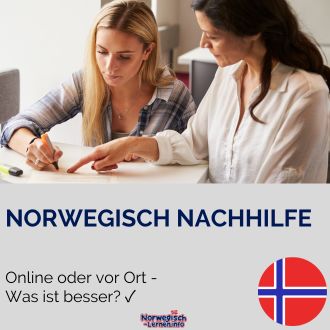 Norwegisch Nachhilfe - Online oder vor Ort - Was ist besser