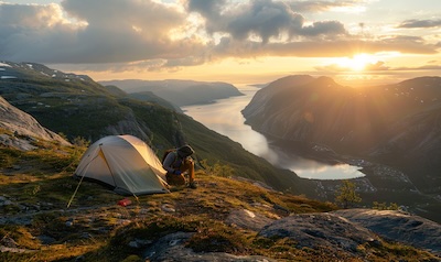 Zelten Norwegen Wildcampen Allemannsretten Zeltplatz