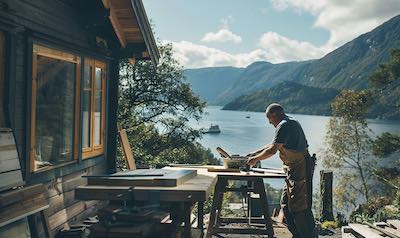 als Handwerker in Norwegen unterwegs