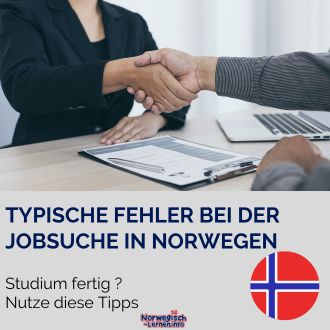 Studium fertig - Typische Fehler bei der Jobsuche in Norwegen