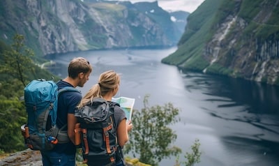 Norwegisch fuer Touristen Fjord Urlaub Reisevokabular