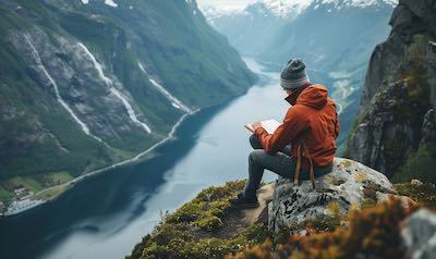 reisetagebuch norwegen fjord schreiber fruehling