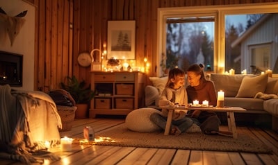 Norwegische Kinderlieder Mutter Kind singen