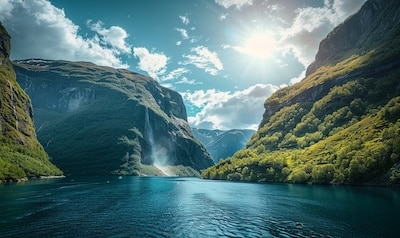 reisen norwegen fjord landschaft