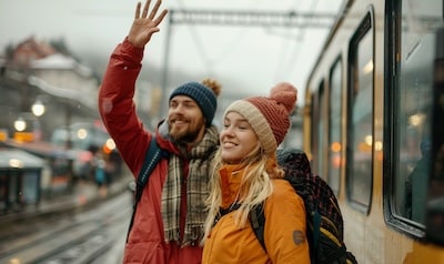 Vi ses Bis bald Norwegen Freunde Abschied Bergen